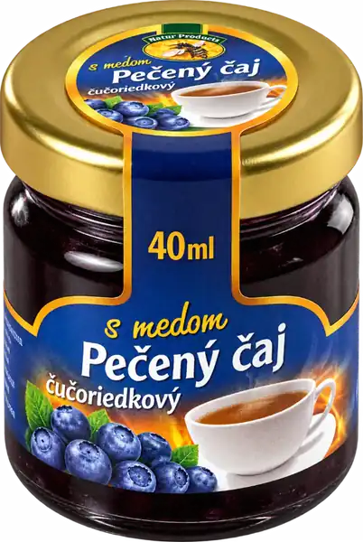 Pečený čaj s medom čučoriedkový 40 ml